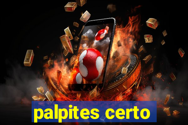 palpites certo